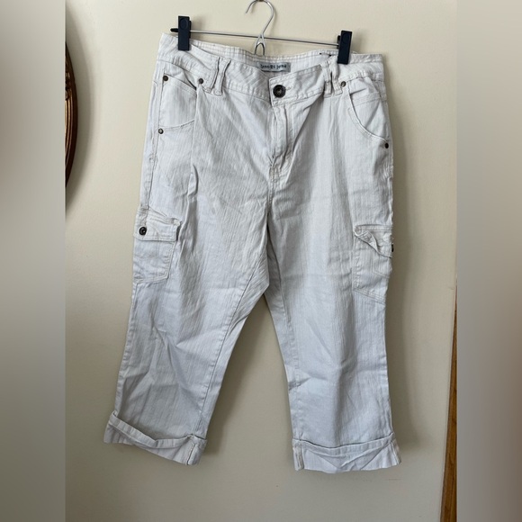Bana di Jeans Size 16 Women’s Light Khaki Jeans Cropped - Picture 1 of 8